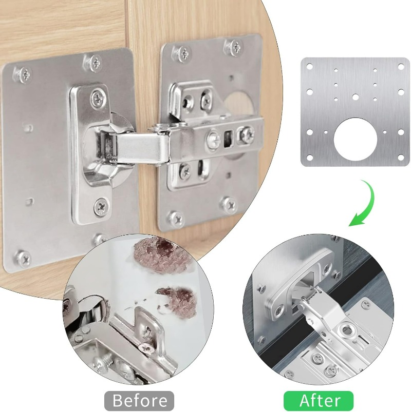 Cabinet Door Hinge Repair Plat - Cabinet Scraper Set ulasan dan harga