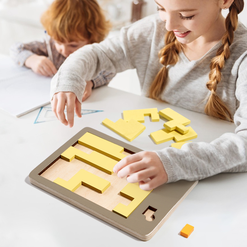 Wooden Geometric Puzzles Chall - Woodworking Game ulasan dan harga
