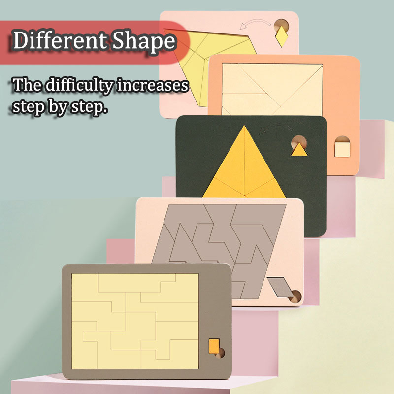 Wooden Geometric Puzzles Chall - Woodworking Game ulasan dan harga