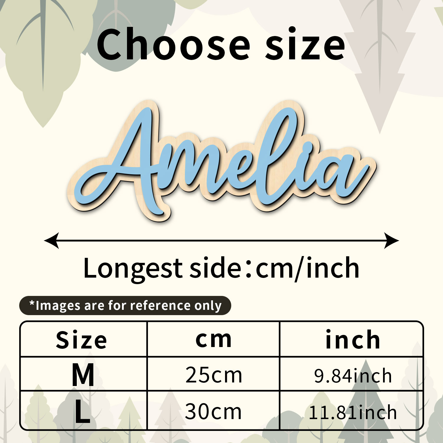 1pc Customized Wooden Name Dec - Woodworking Room ulasan dan harga