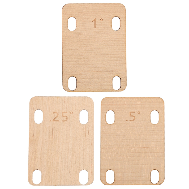 3Pcs Guitar Neck Shims, Solid  - Woodworking Tool ulasan dan harga