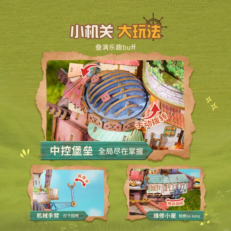 Genuine Travel Vessel Howl's M - Woodworking Game ulasan dan harga